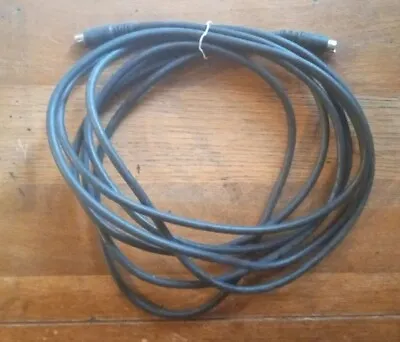 12 Foot 8 Pin Din Speaker Cable Male-Male Used VGC  • $7.99