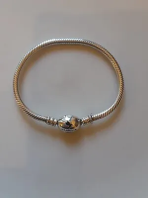 Chamilia 925 Silver Childrens Oval Clasp Snake Charm Bracelet 15cm Very Small • £30