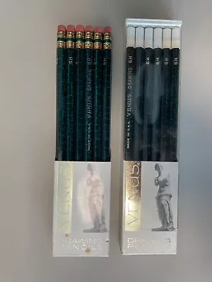 Vintage Venus Drawing Pencils - 6H 3800 (12) And 3820 (12)  New Old Stock NOS • $5