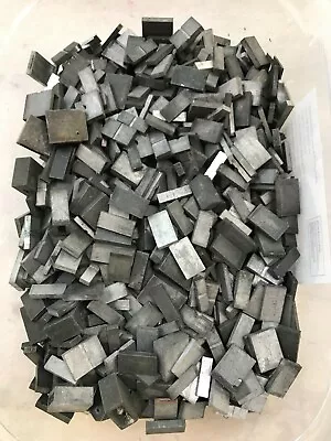 £4 • Buy MIXED METAL SPACING FOR LETTERPRESS PRINTING LETTERS 500g / 1KG BOXES TYPE SET