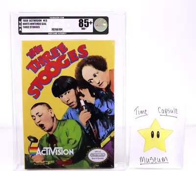 The Three Stooges 3 New Nintendo NES Factory Sealed WATA VGA Grade 85+ H-Seam • $799.99