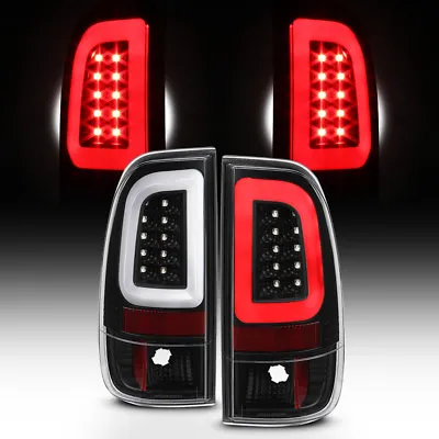NEW Black 2008-2016 Ford F250 F350 F450 SD SuperDuty LED Tube Tail Lights Lamps • $155.99