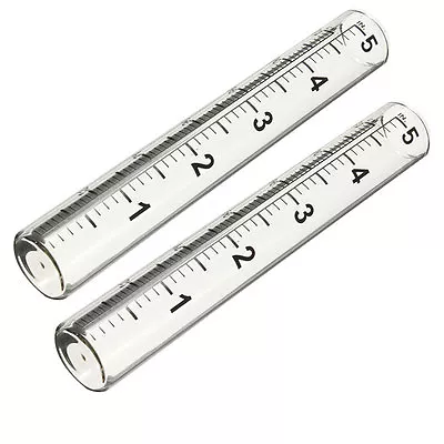 5''Capacity Glass Rain Gauge Replacement Tube Outdoor Gard • $3.04