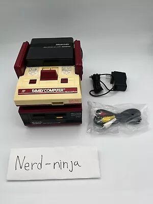 Nintendo Famicom Disk System Ram Adapter AV Model Console Set Working Overhauled • $135.89