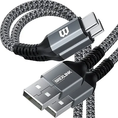 $20.99 • Buy USB C Cable 2 Pack, USB Type C To USB A Charger Nylon Braided Fast Charge-6.6ft