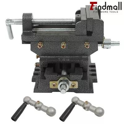 4  Cross Drill Press Vise 2 Way X-Y Clamp Heavy Duty Machine Slide Metal Milling • $41.55