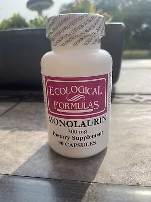 Cardiovascular Research Monolaurin 300 Mg 90 Caps EXP 06/2025 New Sealed • $14.99