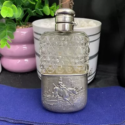 Antique American Unger Brothers Solid Sterling Silver 925 Fine Flask (042240) • $129.50