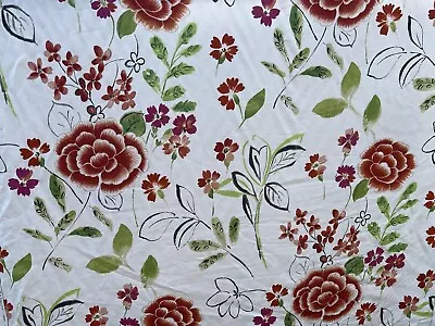 5 Meters Piece Manuel Canovas Printed Linen Fabric Matilda Curtains Blinds • £36.99