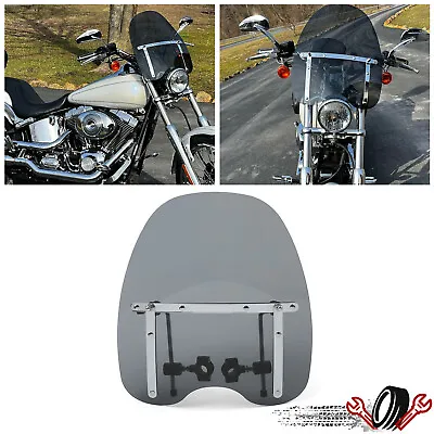 18 X16  Windshield For Honda Magna Shadow 600 750 1100 Spirit Sabre C2 VTX 1300 • $48.50