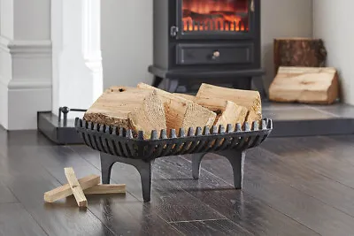 £42.95 • Buy  Fire Grate Basket 18 Inch Cast Iron Wood Log Coal Freestanding