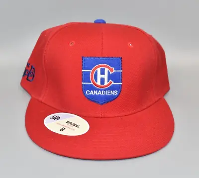 Montreal Canadiens Stall & Dean Wool Fitted Cap Hat - Size: 8 • $27.95