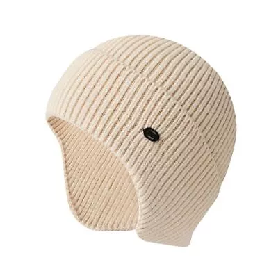 Beanie Hat With Earflaps Winter Warm Men Knitted Outdoor Ski Skull Cap - Beige • $29.45