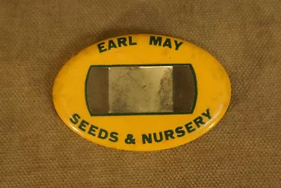 Vintage Obsolete Earl May Seeds And Nursery Employee Badge  • $25