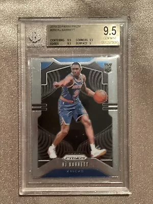 2019-20 Prizm RJ Barrett Rookie RC #250 BGS 9.5 GEM MINT Knicks • $34.99