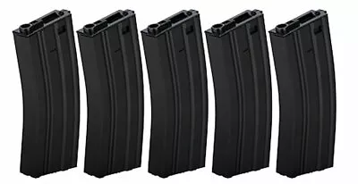 Lot Of 5 LT-01B G2 Metal M4 M16 300 Round Hi-Cap AEG Airsoft Magazine Black • $66.95