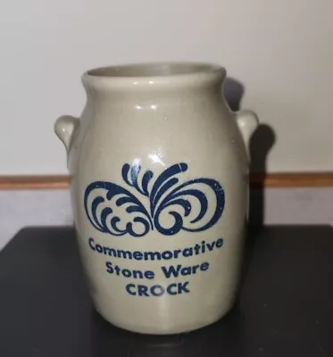 Vintage Betsy Ross House Commemorative Stone Ware Crock Utensil Holder ? • $6.99