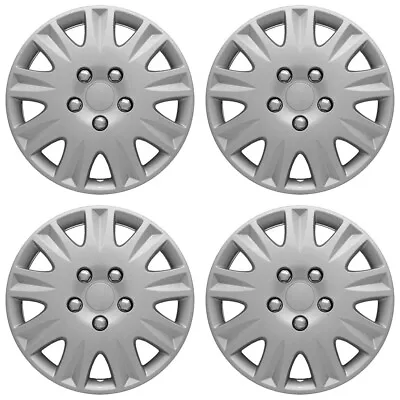 SET OF 4 15  Hub Caps Full Wheel Covers Rim Cap Lug Cover Hubs For Steel Wheels • $46.99