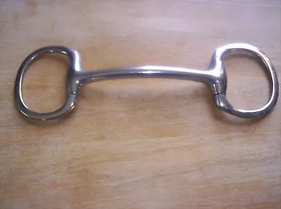 Used Stainless Eggbutt Mullen Mouth Bit  5   Mouth • $30