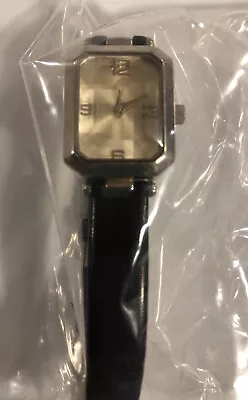 £3.75 • Buy Watch Ladies Black Strap Oblong Face By New Look 