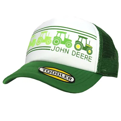 £24.99 • Buy John Deere Kids/Toddler Baseball Cap White/Green Mesh With Logo One Size