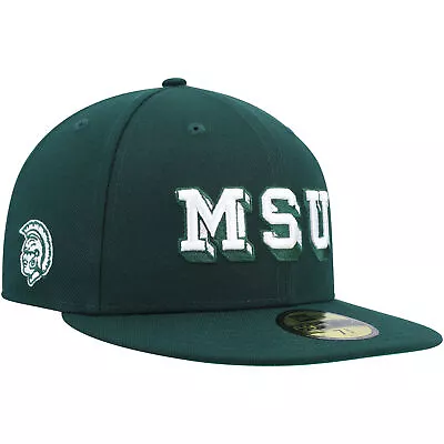 Men's New Era Green Michigan State Spartans Vault Multi 59FIFTY Fitted Hat • $27.74