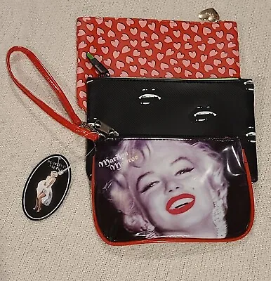 Marilyn Monroe Cosmetic Purse Plus 2 Ipsy Bags New • $10