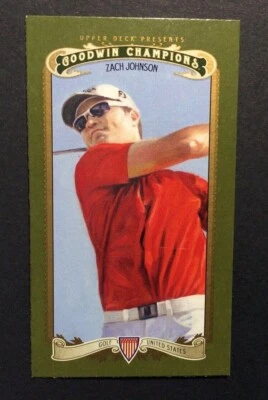 $0.99 • Buy 2012 UD Goodwin Champions Mini Green Lady Luck #46   Zach Johnson   PGA
