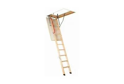 FAKRO Loft Ladder Timber Pre Assembled 55x110 Pre Assembled 3 Section Inc Hatch • £214.49