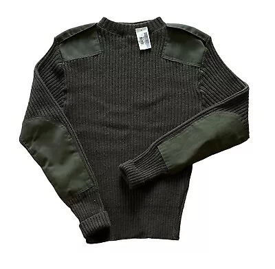 NWT DSCP Valor Collection US Military Service Wool Sweater Mens 42 Army Green • $29.95