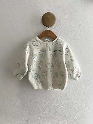 Zara Baby Always Explore Trees Sweatshirt Size 9-12 Months • $15