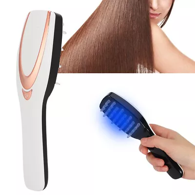 Electric Laser Hair Brush Infrared Anti Loss Comb Vibration Scalp Massager  • £17.27