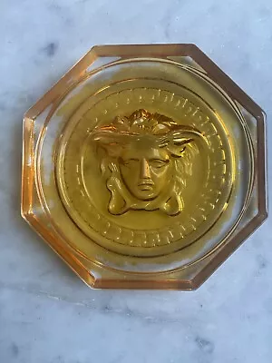 *As Is Please Read* Vintage Rosenthal X Versace Glass Paperweight Ashtray • $69.99