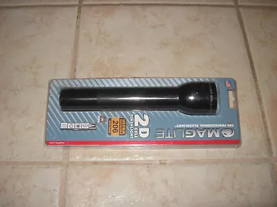 NEW OPEN Maglite S2D016 Black Heavy Duty 2 D Cell Professional Flashlight Light • $28.35