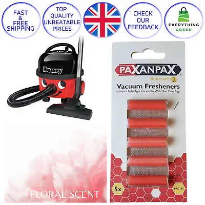 Henry Hoover Air Fresheners Cleaner Bag Pellets Scented Fragrance For Pet Odours • £3.99