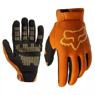 Fox Racing Mens Legion Drive Thermo Motocross Gloves-Clay-X-Large • $34.95