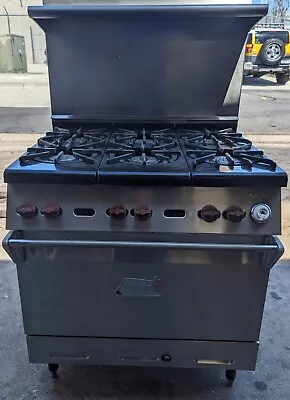 Wolf Natural Gas 36  Manual Range With 6 Burners And Standard Oven • $950