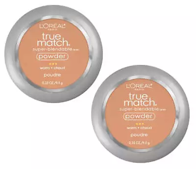 Pack Of 2 L'Oreal Paris True Match Super-Blendable Powder Suntan W5.5 • $22.80