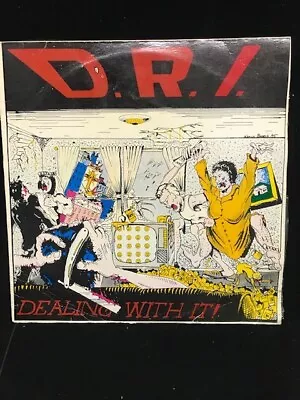 D.R.I. Dirty Rotten Imbeciles Dealing With It 1985 Death Records Vinyl • $25