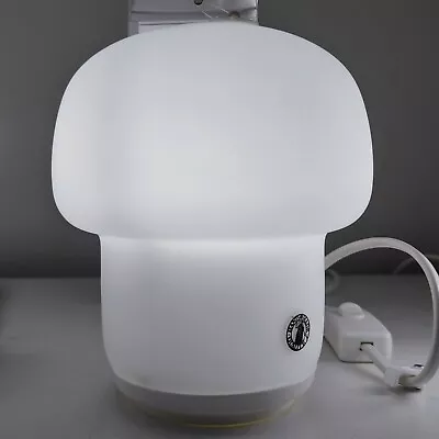 IKEA Tokabo Small Table Lamp Opal White Glass Shade BULB INCLUDED New 303.580.12 • $79