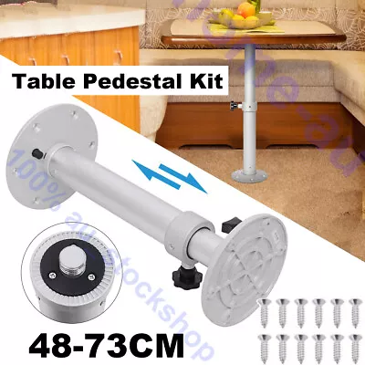 Table Pedestal Telescopic Furniture Leg For RV Marine Boat Caravan Motorhome AU • $103