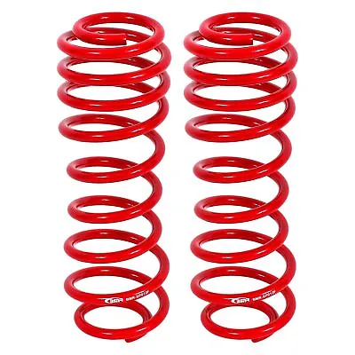 BMR 05-14 S197 Mustang GT/GT500 Rear Performance/Drag Lowering Springs - Red • $119.95