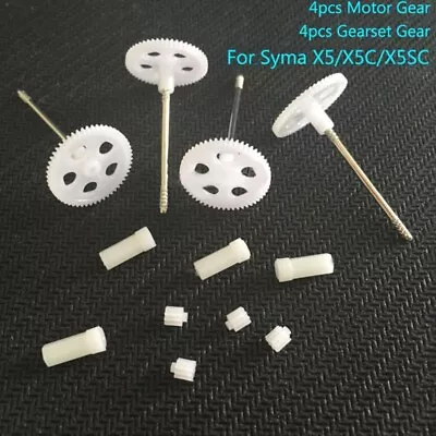 Motor-Gear + Main Gears Set Parts For Syma X5 X5C X5SC RC Quadcopter Drone • $6.75