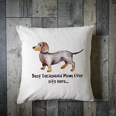 £10 • Buy Dachshund Mum Cushion - Dachshund Gift - Dachshund Mother Gifts 