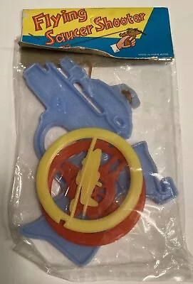 RARE Vintage 1950’s 60’s Flying Saucer Shooter Toy  / Made In Hong Kong • $5.99