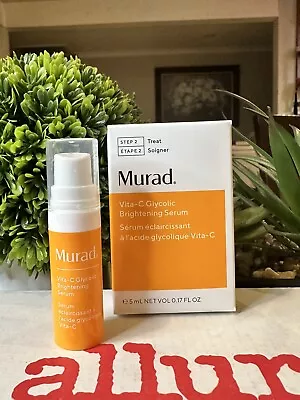 MURAD Vita-C Glycolic Brightening Serum 0.17oz 5ml Mini Travel Sz New In Box • $10.88