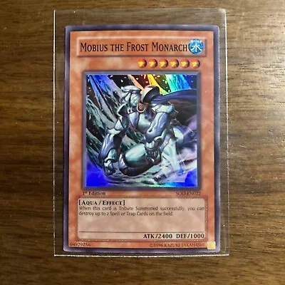 Yu-Gi-Oh! TCG Mobius The Frost Monarch Soul Of The Duelist SOD-EN022 1st Edition • $0.99