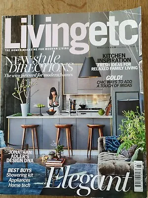 £3.99 • Buy Living Etc The Homes Magazine For Modern Living March 2014