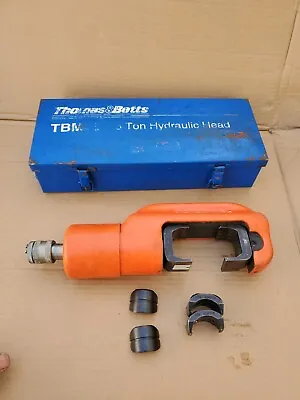 T&B TBM15 15 Thomas Betts Hydraulic Insulated  Crimper 15500 TB 15505 99H Dies • $595