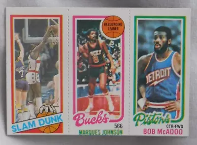 1980-81 Topps #89/144/257 Bob MacAdoo Marques Johnson Elvin Hayes Ex • $1